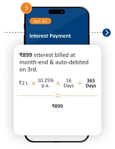  How Loan Against Mutual Funds Work Step: Interest Payment